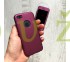 360° kryt Mate silikónový iPhone 5/5S/SE - fialový